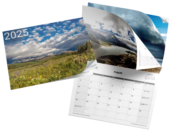 2025 Montana Landscape calendar by Aaron Waller Photography